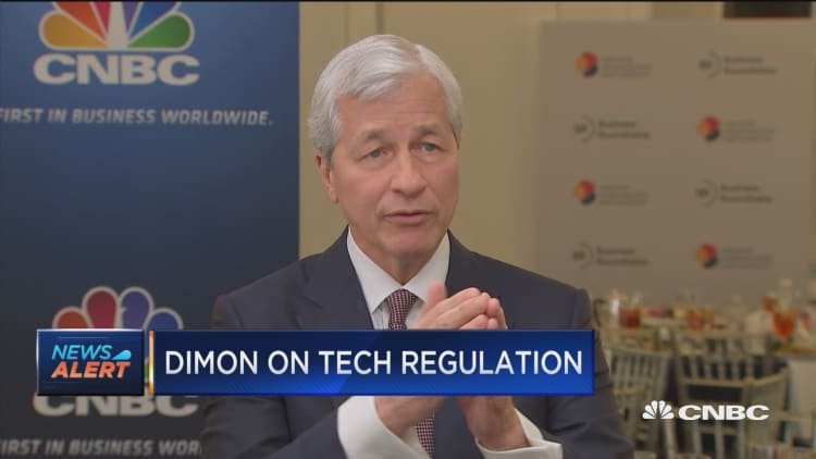 Jamie Dimon: Tech CEOs should gear up for 'broad-based' attacks
