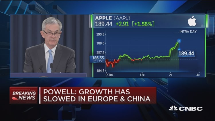 Powell: Brexit and US-China trade talks pose some risks to outlook