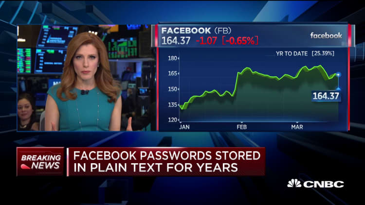 Facebook stored passwords in plain text, accessible by employees, report says