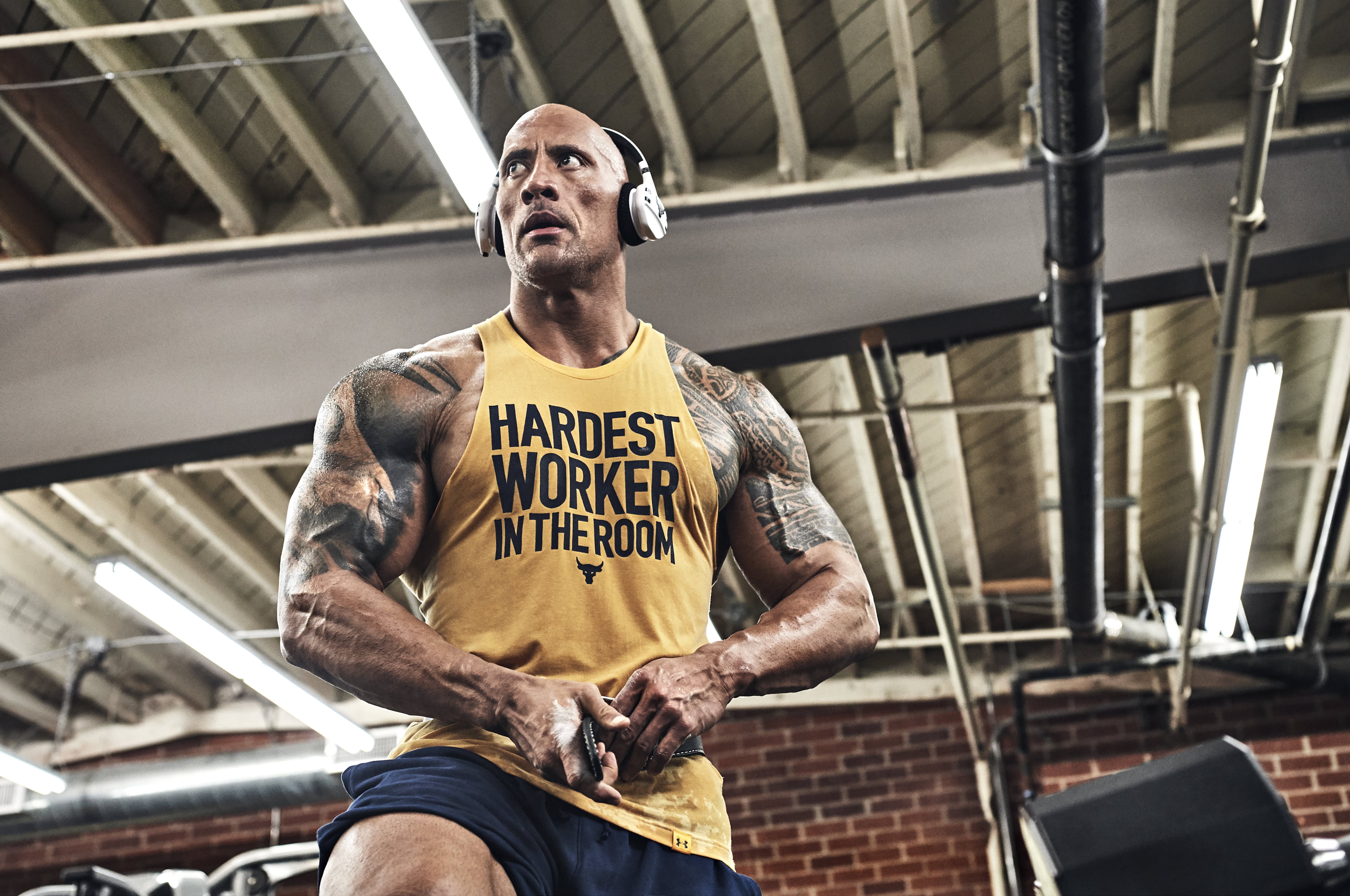 Dwayne Johnson just dropped his latest Project Rock ad campaign