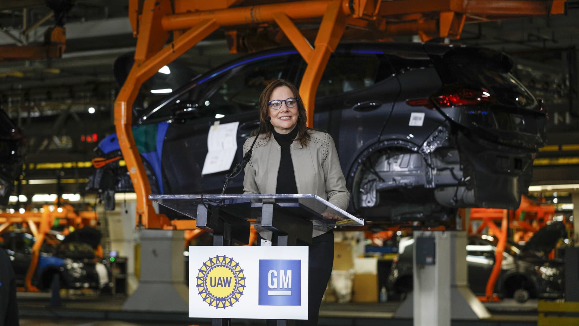 For GM auto union workers, there's still a lot to learn about making EVs
