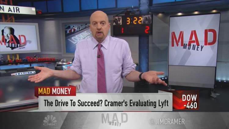 Cramer says he's skeptical about Lyft as longer-term investment