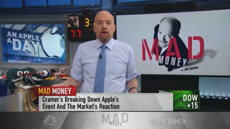 Apple Day was a game changer for its customers, not Wall Street, Jim Cramer says