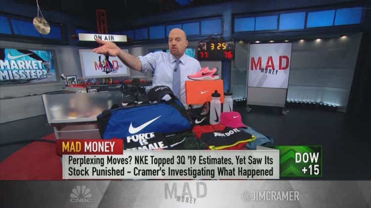 Cramer: Buy Nike's pullback because the company will over deliver