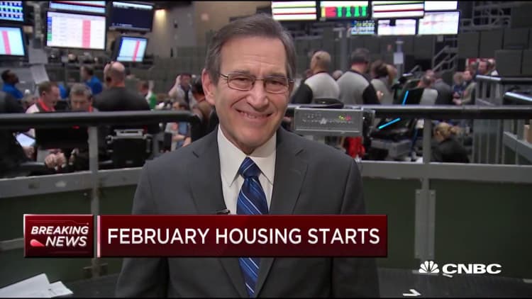 US housing starts total 1.16 million in February, vs 1.21 million expected