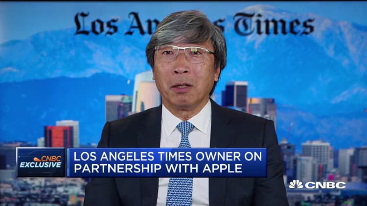 Watch CNBC's exclusive interview with LA Times owner Patrick Soon-Shiong