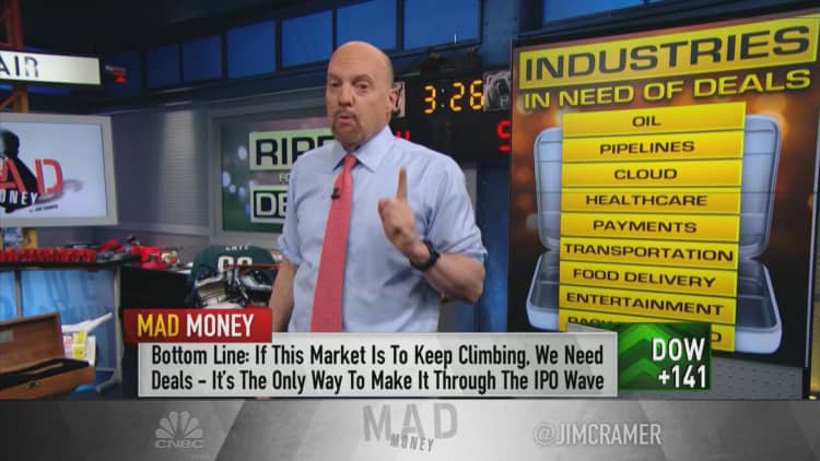 Cramer: Wall Street will get flooded with IPOs