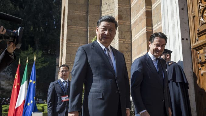 GP : China's President Xi Meets Prime Minister Giuseppe Conte 190712