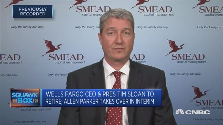 Tim Sloan's departure should be a 'positive' for Wells Fargo: analyst