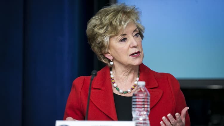 Linda McMahon to resign as Small Business Administration head