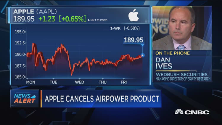 Canceling AirPower an embarrassment for Apple, says Wedbush's Dan Ives