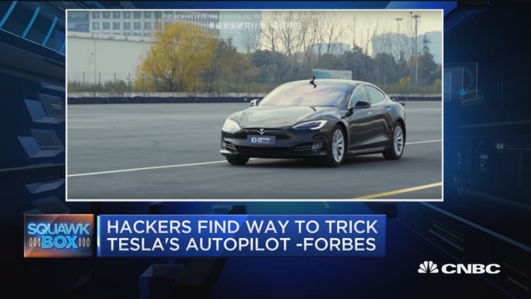 Hackers have found a way to trick Tesla's autopilot
