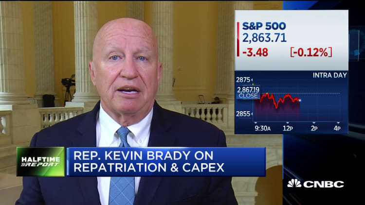 Watch CNBC's full interview with Rep. Kevin Brady