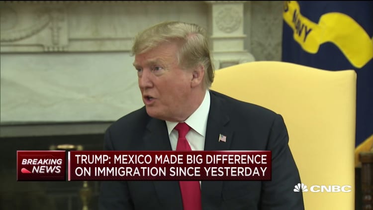 President Trump: Mexico apprehending thousands of people