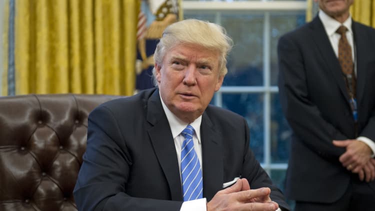 President Trump signs trade memorandum on counterfeit products