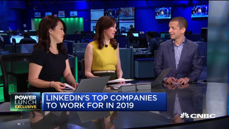 These are LinkedIn's top companies to work for in 2019