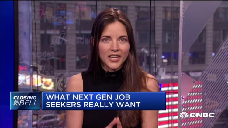 What next generation job seekers really want