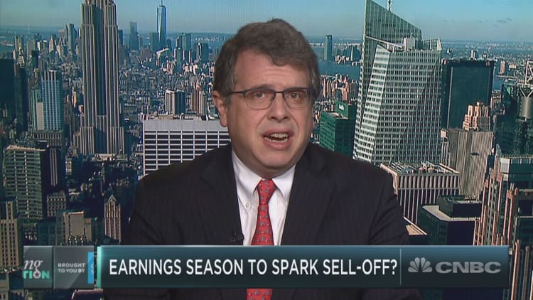 Wall Street will likely see worst earnings season in three years, Nick Colas warns