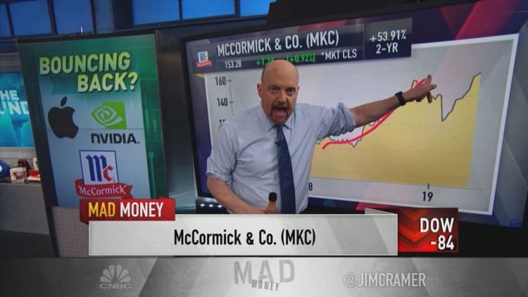 Cramer: Setbacks in Apple, Nvidia, McCormick have been 'terrific' buying opportunities