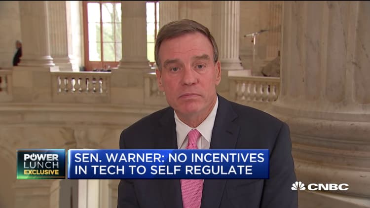 Senator Warner is proposing a new tech regulation bill