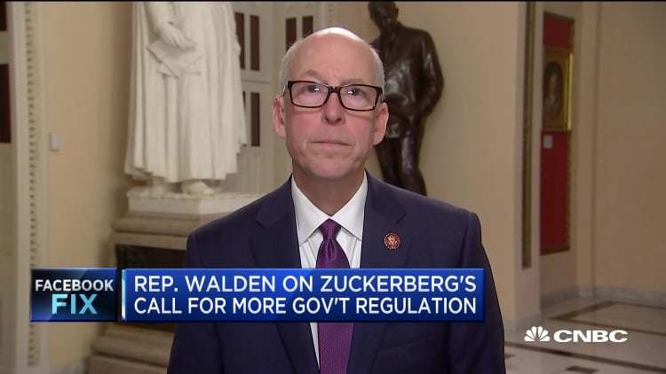 Rep. Greg Walden on Facebook regulation one year after Zuckerberg's testimony before Congress