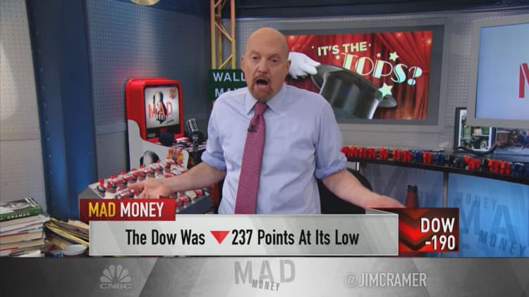 I'm not buying that the market is reaching a top, Jim Cramer says