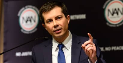Buttigieg says fellow Hoosier Pence could end feud by opposing discrimination