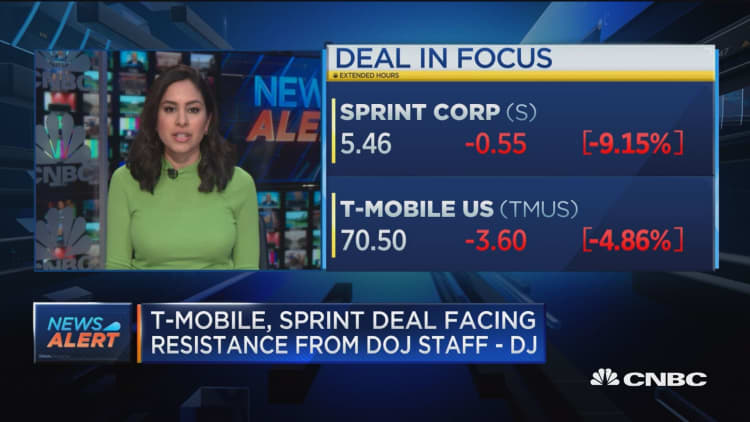T-Mobile, Sprint deal unlikely in current form, says DOJ