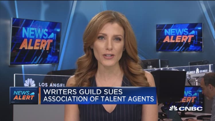 The Writers Guild sues association of talent agents