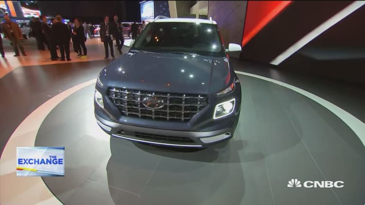 Hyundai introduces sub-$20K 'Venue' SUV at New York auto show