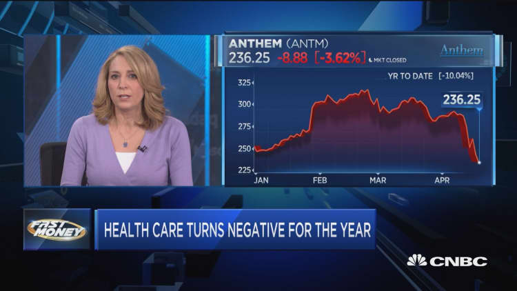 Health care sector turns negative for the year, but a top strategist says it may actually be the cure