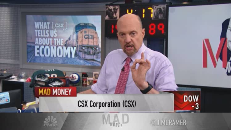 Cramer: Look to CSX earnings for your next stock play