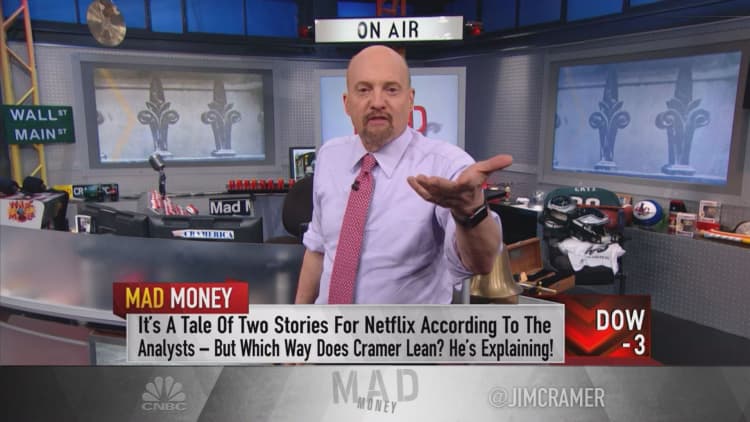 Netflix content enough to hang with Disney, competitors, says Cramer