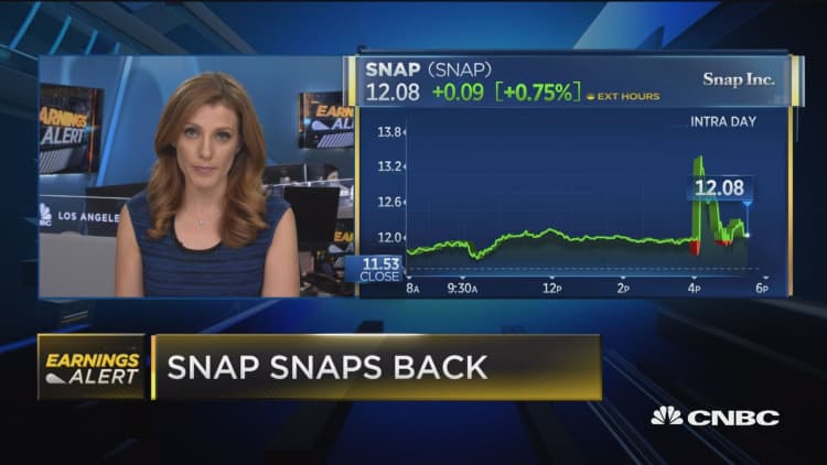 Snap surged after its earnings report, and here's what the CEO said that had investors so excited
