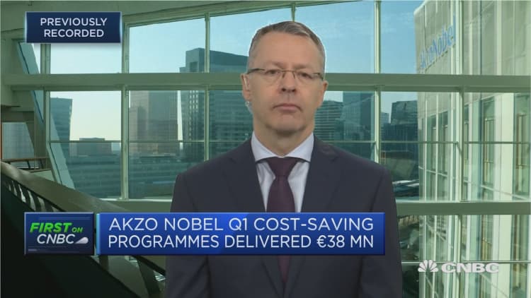 Akzo Nobel CEO: First quarter was very encouraging