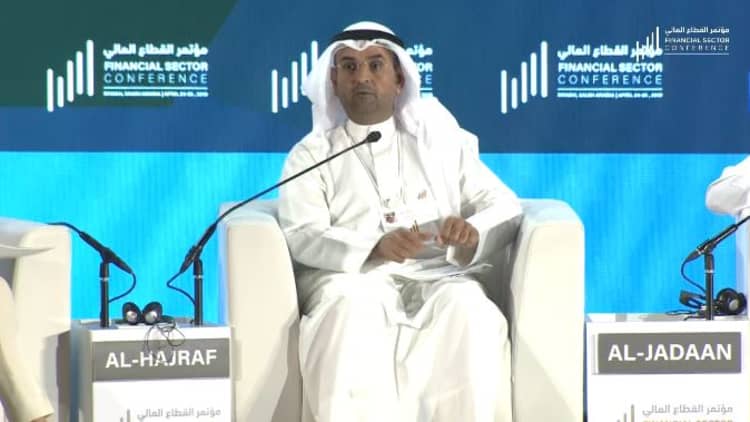 Larry Fink and Kuwait finance minister speak on security in the Middle East