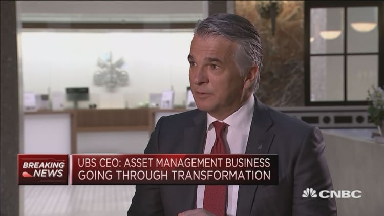 UBS CEO: Asset management unit has been undergoing huge transformation