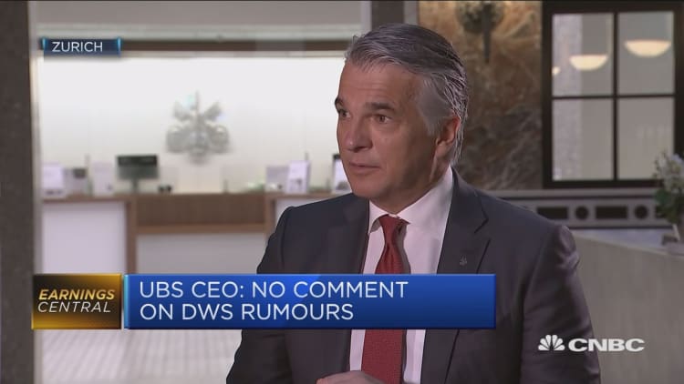 UBS CEO: Too early to change our outlook for 2019