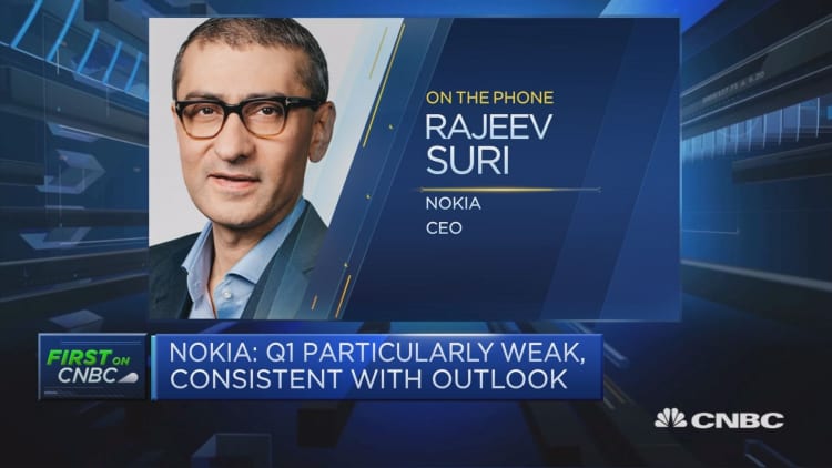 Nokia CEO: Expect improvements in the second half of the year