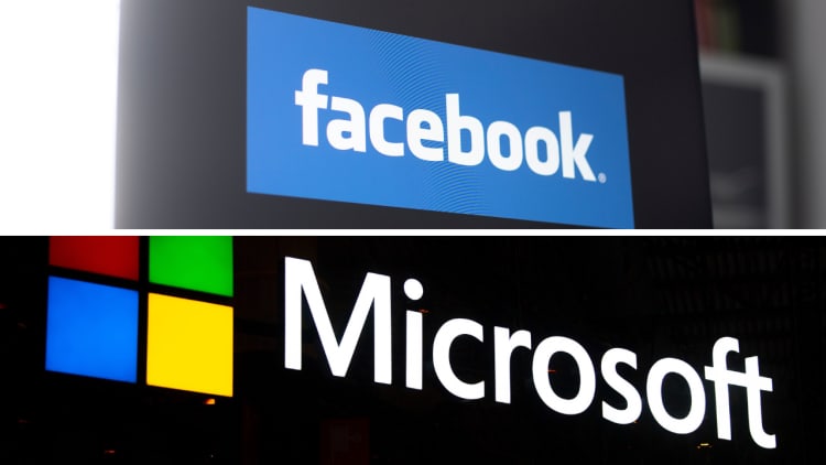 Here's how Facebook's earnings results compare to Microsoft's