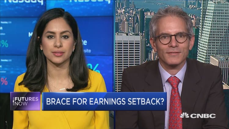 Biggest market risk is an earnings setback that'll lead to a correction: Blackstone's Joseph Zidle