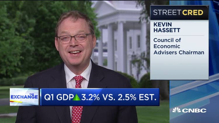 CEA Chair Kevin Hassett: Could see Q1 GDP be revised higher