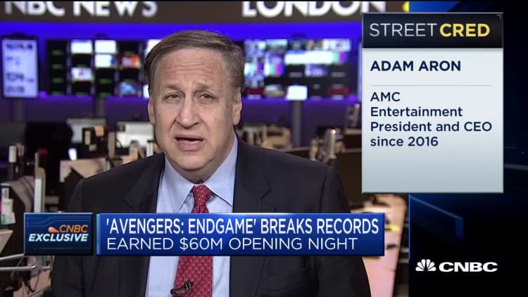 AMC CEO Adam Aron talks 'Avengers: Endgame' record sales