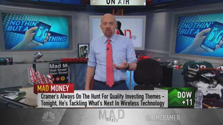 Jim Cramer revisits his top stock picks for the 5G rollout