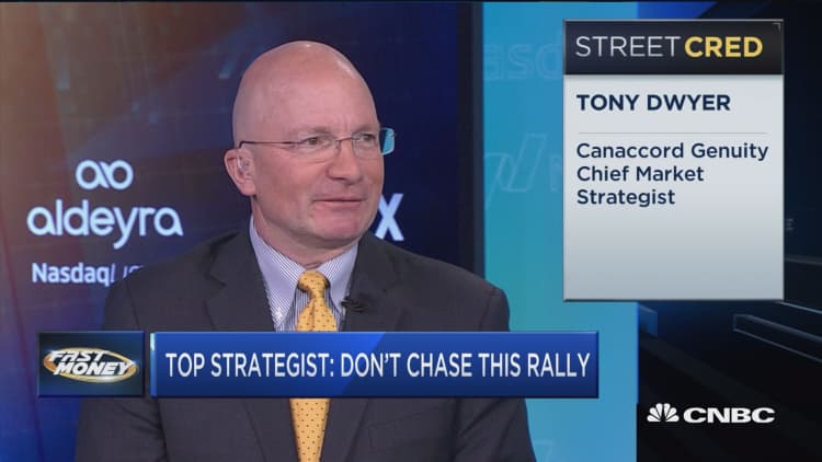 The S&P hit a fresh high today, but a top strategist says a pullback is coming