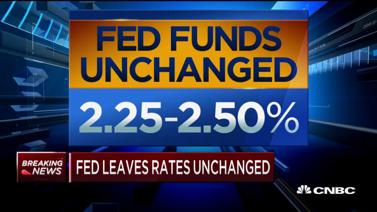 Fed leaves rates unchanged