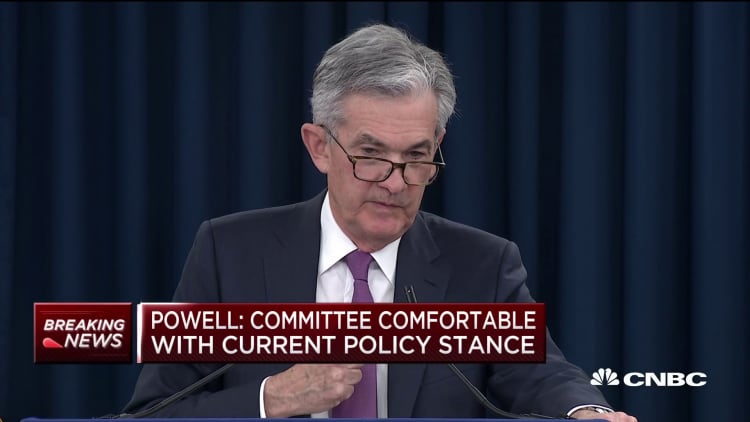 Powell: Committee comfortable with current policy stance