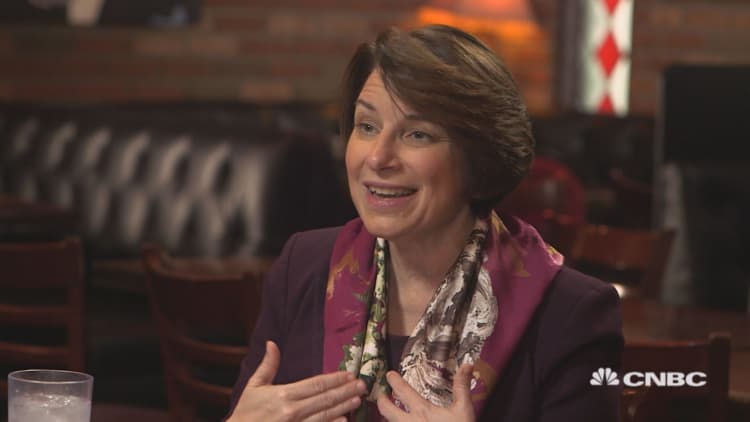 Amy Klobuchar on being a prosecutor: 'I protected people'