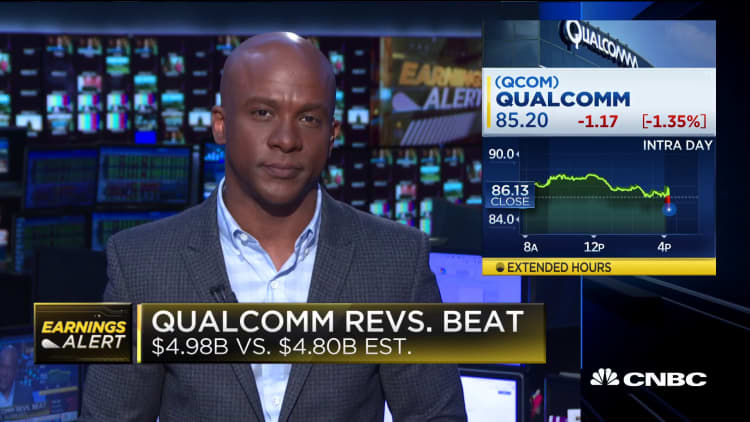 Qualcomm beats expectations on top and bottom lines