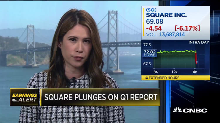 Square beats on top and bottom lines, gives weak guidance